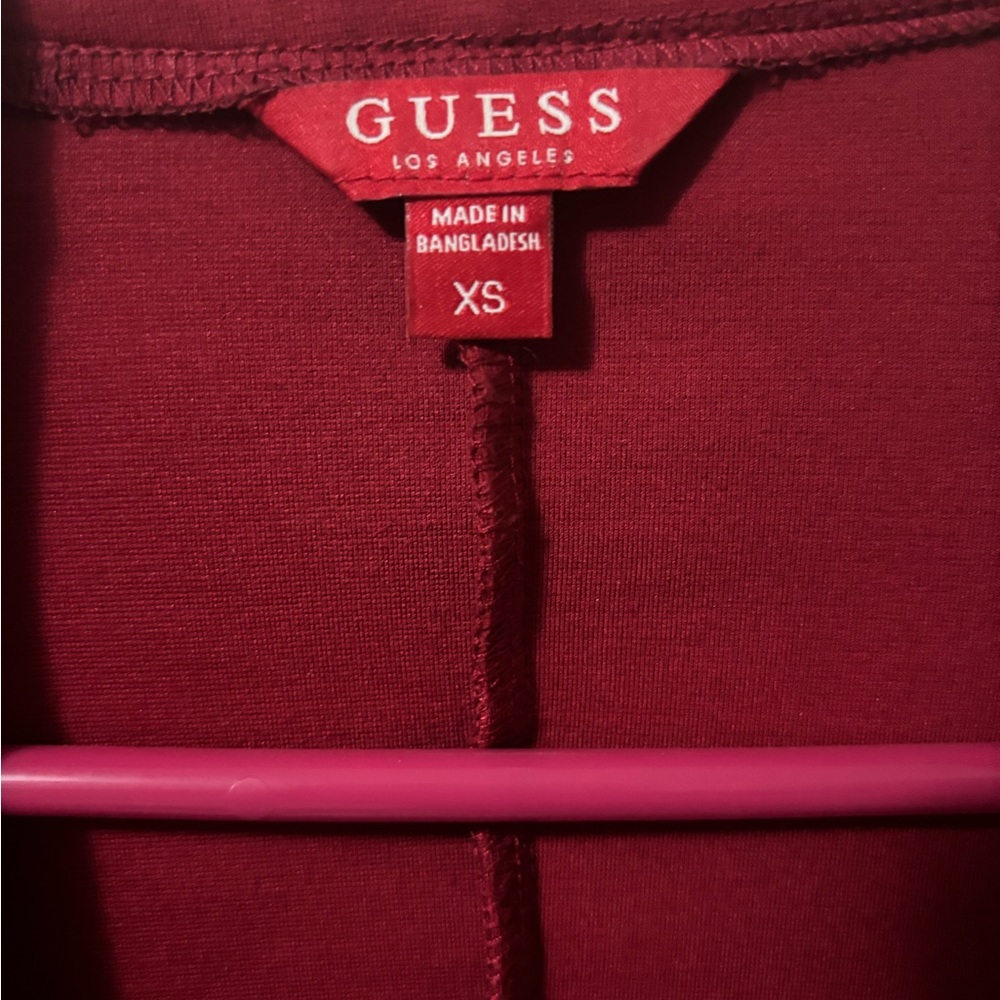 Guess Women's Deep Red Blazer - Picture 2 of 2